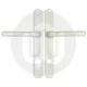 Simplefit by Fab & Fix Berwick High Security Inline Lever/Lever 92PZ/92PZ Door Handle - Medium Cover (243BP/211CRS)