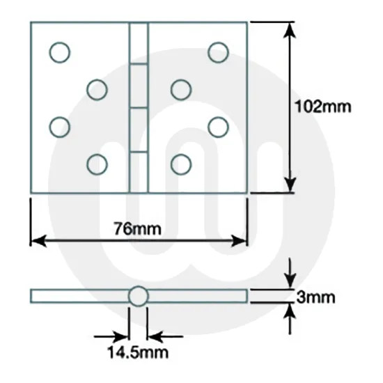 Concealed Bearing Hinges