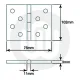 Concealed Bearing Hinges - Interior