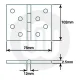 Heavy Duty Steel Hinges