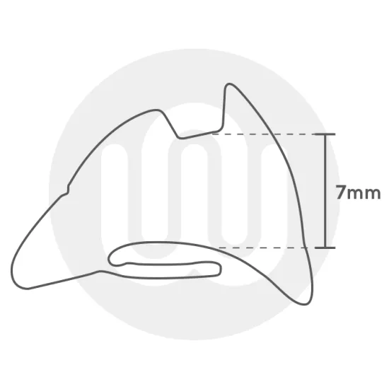 Wedge Gasket 7-8mm (Grey Stripe) Wedge Gasket 7-8mm (Grey Stripe)