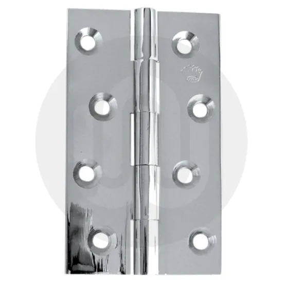 Polished Chrome On Brass Hinge - 28mm Polished Chrome On Brass Hinge - 28mm