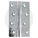 Polished Chrome On Brass Hinge - 28mm Polished Chrome On Brass Hinge - 28mm