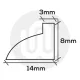 Timber Moulded Glazing Bead