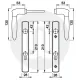Hoppe Designer 92mm Door Handle Hoppe Designer 92mm Door Handle