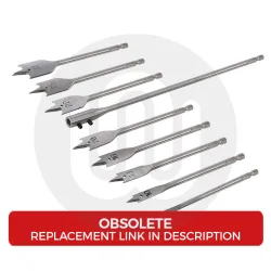 Flat Bit & Extension Arm Set 10pce