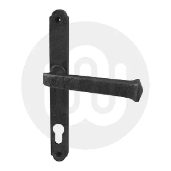 Simplefit Antique Inline Lever/Lever 92PZ/92PZ Door Handle - Medium Cover (240BP/212CRS)