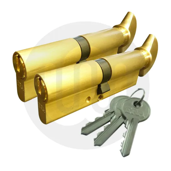 Standard Thumbturn Cylinder - Keyed Alike Pair Standard Thumbturn Cylinder - Keyed Alike Pair