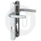 Hoppe Birmingham Sprung Inline Lever/Lever 92PZ/92PZ Door Handle - Standard Cover (245BP/122CRS)