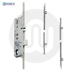 Maco Old Style 3PLACEIT Lock - 2 Roller 2 Mushroom