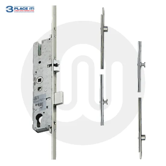 Maco Old Style 3PLACEIT Lock - 2 Roller 2 Mushroom