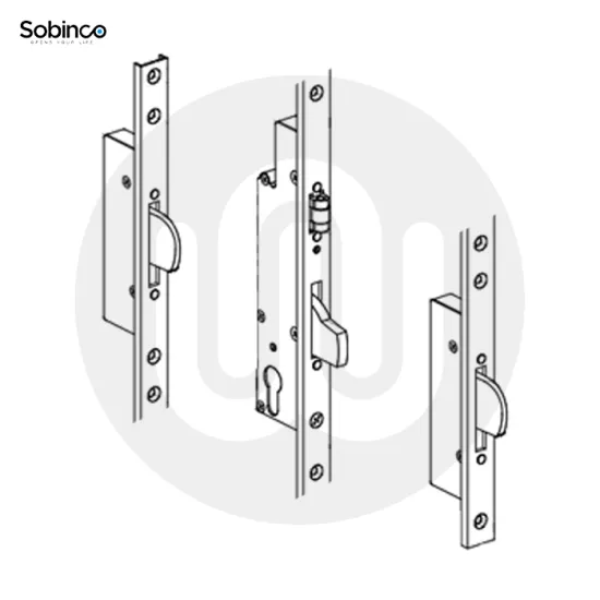 Sobinco 8400 Series 3 Deadbolt Roller Catch- U-Rail Faceplate