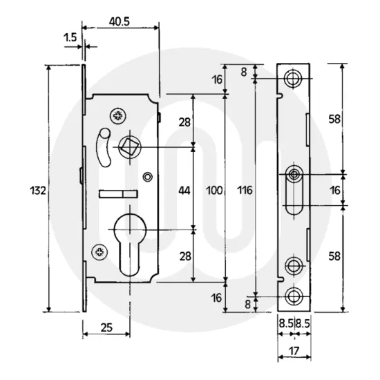 Cego Patio Door Lock - Replacement will be sent Cego Patio Door Lock - Replacement will be sent