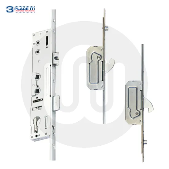Safeware Style 3PLACEIT Double Spindle Lock - 2 Hook 2 Roller Safeware Style 3PLACEIT Double Spindle Lock - 2 Hook 2 Roller