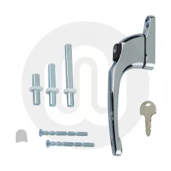 Simplefit Bagged Inline Espag Window Handle With 3 Spindles