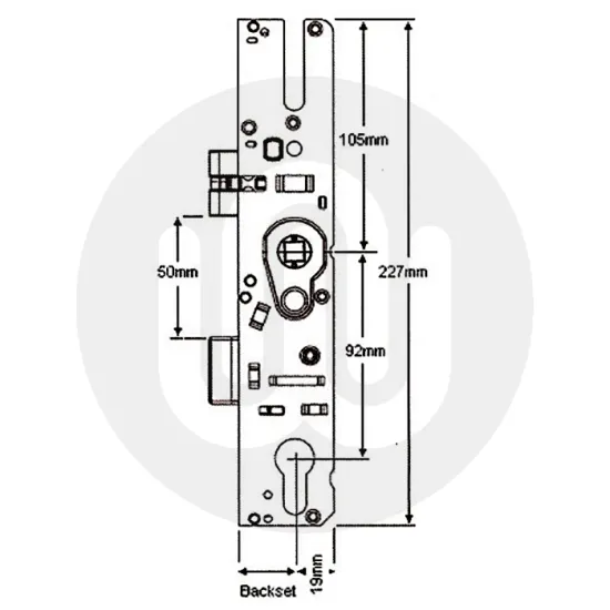 Maco G-TS New Style Centre Case (MK4)