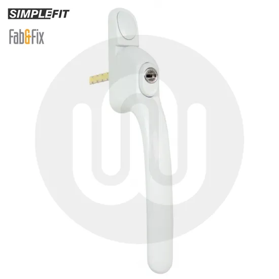 Simplefit by Fab & Fix Locking Inline Espag Window Handle - 40mm Spindle