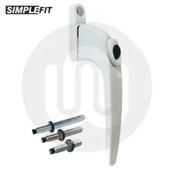 Simplefit Inline Espag Window Handle - Non-Locking