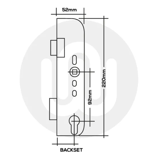Roto MVD340 Centre Case