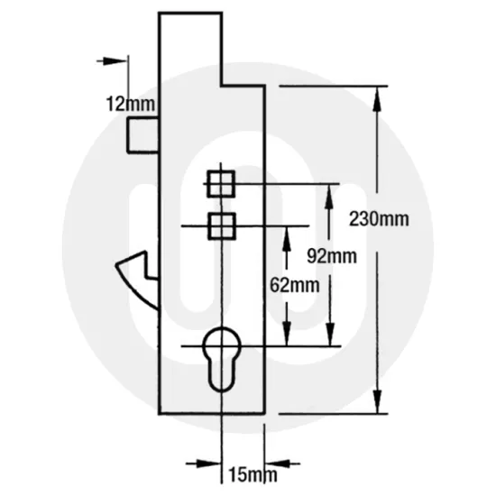 Fullex XL Centre Case - Double Spindle