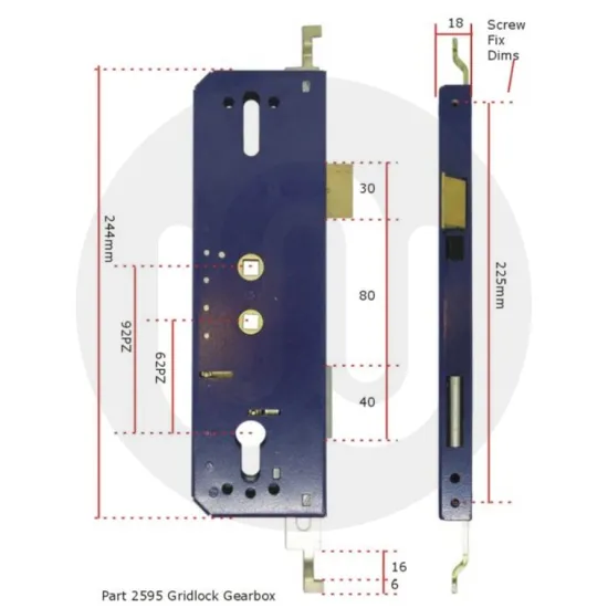 Gridlock Centre Case