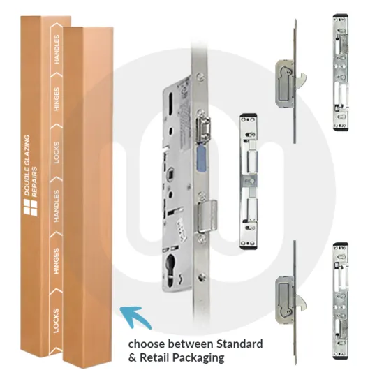 NWH Boxed Repair Locks - 2 Hooks + Keeps (20mm Faceplate)