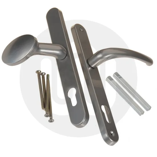 Simplefit by Fab & Fix Balmoral Sprung Inline Lever/Pad 92PZ/92PZ Door Handle - Medium Backplate (243BP/211CRS)