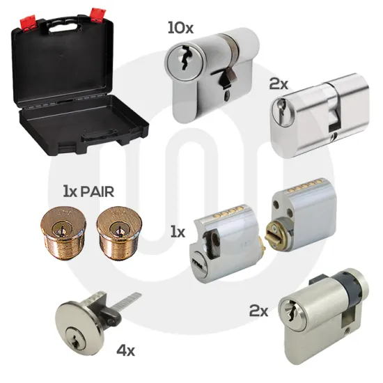 20 Mixed Cylinders + Free Carry Case 
