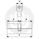 ERA/LSH Standard Euro Cylinder