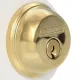 Schlage Single Cylinder Bright Brass Deadbolt
