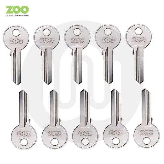 Standard Euro Cylinder Key Blanks - Pack of 10