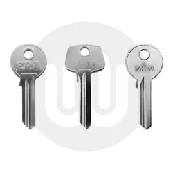 Standard Half Euro Cylinder Key Blanks - Pack of 10
