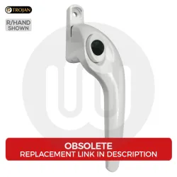Trojan Cranked Espag Window Handle - Non-Locking