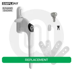 Security Cockspur Window Handle