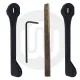 Pair of Patio Levers 5mm with Spindle