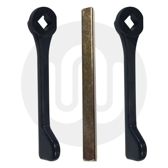 Patio Levers 7mm with Spindle - SCAL Lever Set Patio Levers 7mm with Spindle - SCAL Lever Set