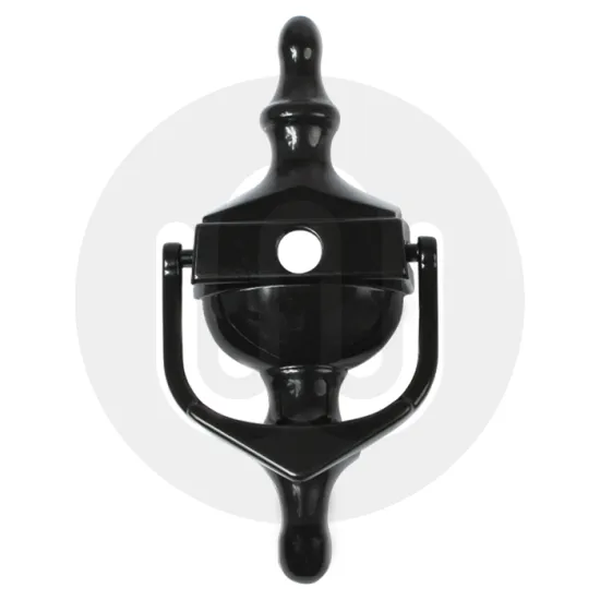 Simplefit Face Fix Urn Door Knocker with Hole for Door Viewer – Large