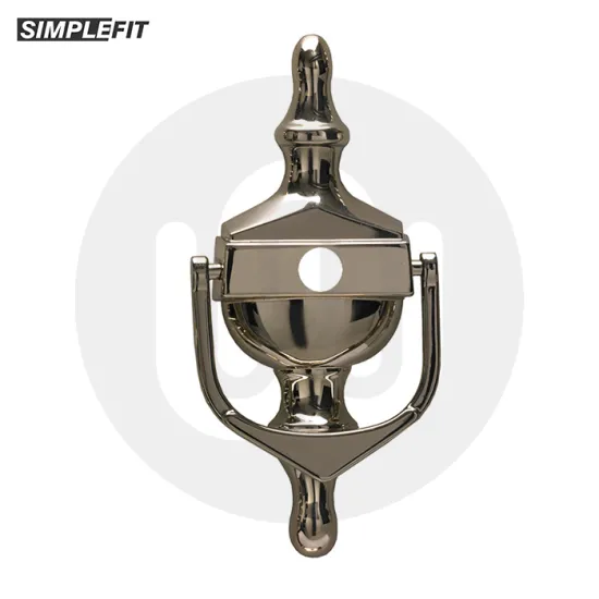 Simplefit Face Fix Urn Door Knocker with Hole for Door Viewer - Medium 