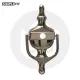 Simplefit Face Fix Urn Door Knocker with Hole for Door Viewer - Medium 
