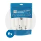 5x Chrome Inline Espag Window Handles Individually Bagged 5x Chrome Inline Espag Window Handles Individually Bagged