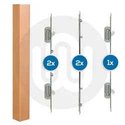 5x Mixed UPVC Repair Locks with Keeps Individually Boxed