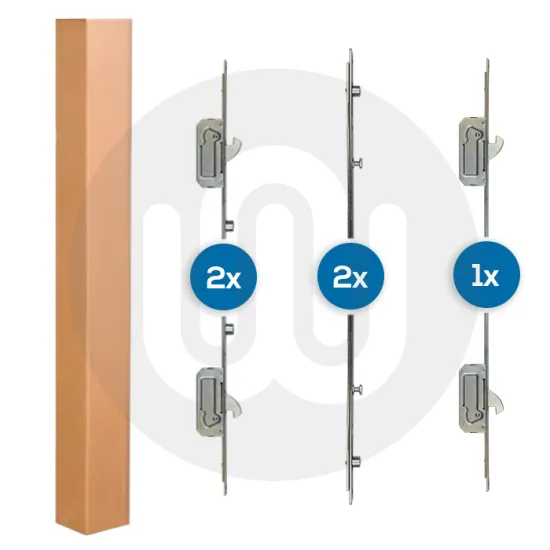 5x Mixed UPVC Repair Locks with Keeps Individually Boxed
