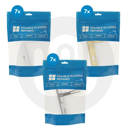 21x Mixed Door Handles Individually Bagged 