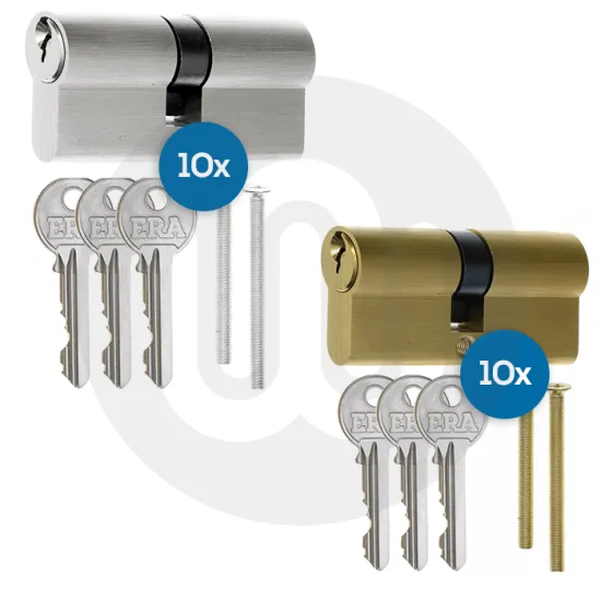 20x Mixed ERA/LSH Standard Euro Cylinders Individually Bagged