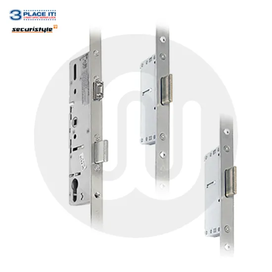 Securistyle Style 3PLACEIT Lock 20mm Faceplate - 2 Deadbolt