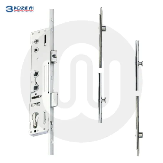 Yale 3PLACEIT G712 Style Lock - 2 Roller 2 Mushroom