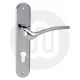 Swept Lever Door Handle 85mm (Pol. Chrome)