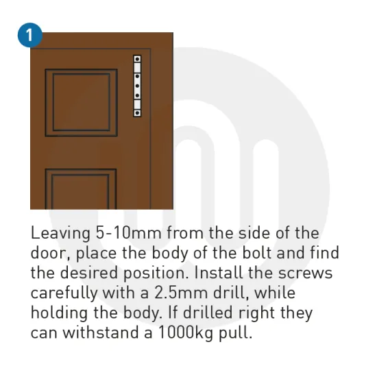 CAL Sword-Lok Slimline Multi-Purpose Bolts (PAIR)