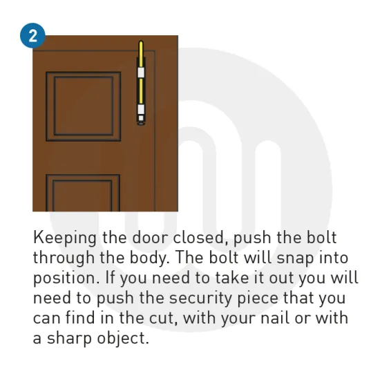 CAL Sword-Lok Slimline Multi-Purpose Bolts (PAIR)