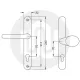 Standard Cover 92/70mm Lever/Pad Door Handle